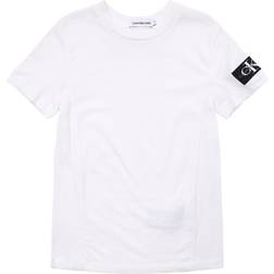 Calvin Klein Badge T-Shirt - Bright White (IB0IB01113YAF)