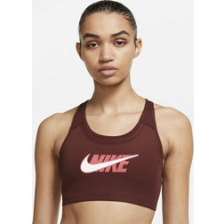 Nike Training Icon Clash Swoosh logo bra in