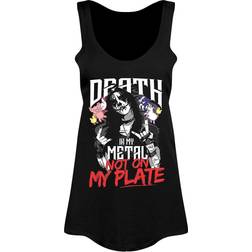 Grindstore Kvinnor/Damer Death In My Metal Not On My Plate Vest Top