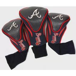 Team Golf Atlanta Braves 3-Pack Contour Golf Club Head Covers