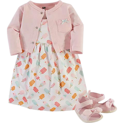 Hudson Dress, Cardigan And Shoes, 3-Piece - Ice Cream (65238103)