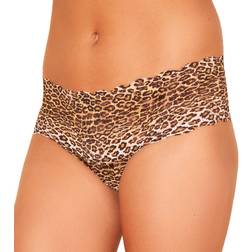 Cosabella Never Say Never Printed Comfie Thong - Neutral Leopard