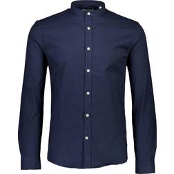 Lindbergh Slim Fit Shirt - Blue/ Navy Mix