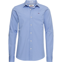 Tommy Hilfiger Stretch Cotton Slim Shirt - Blue