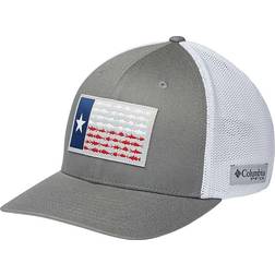 Columbia PFG Fish Flag Snapback Cap - Titanium/White