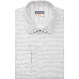 Van Heusen Men's Slim-Fit Satin Spread-Collar Stain Shield Dress Shirt, 32/33
