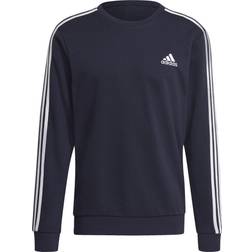 Adidas Men's Essentials French Terry 3-Stripes Sweatshirt