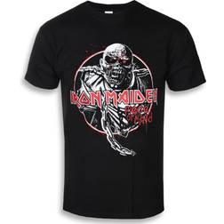 Men Iron Maiden Piece of Mind Circle Slim Fit T-shirt