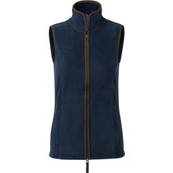 Premier Womens/Ladies Artisan Fleece Gilet (Burgundy/Brown)