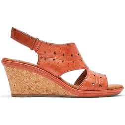Rockport Cobb Hill Janna Perforated - Russet