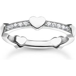 Thomas Sabo Damring Charming Ring - Silver/Transparent