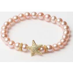 Lancaster Ladies'Bracelet JLA-BR-STAR-6-PU Golden Sterling