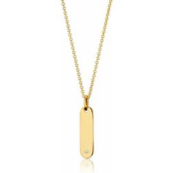 Sif Jakobs Follina Lungo Necklace - Gold/Transparent