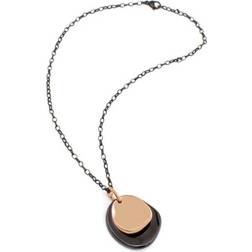 Folli Follie Necklace - Silver/Black/Beige