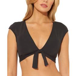 Bleu Rod Beattie Kore Tie Front Bikini Top in