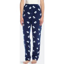 Womens Leveret Fleece Snowflake Pajama Pants