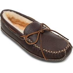 Minnetonka Moosehide Leather - Dark Brown