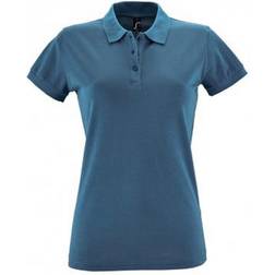 Sol's Women's Perfect Pique Short Sleeve Polo Shirt - Denim