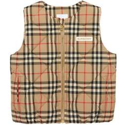 Burberry Kids' Abigail Quilted Check Vest Archive Ip Chk 14Y Archive Ip Chk 14Y