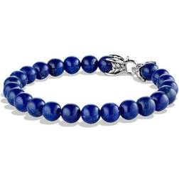 David Yurman Spiritual Beads Bracelet - Silver/Blue