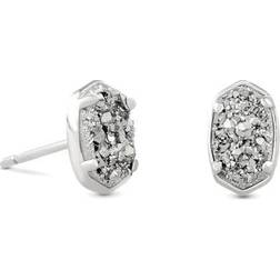 Kendra Scott Emilie Stud Earrings - Silver