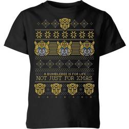 Bumblebee Classic Ugly Knit Kids' Christmas T-Shirt 9-10