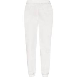 Fruit of the Loom Mens Classic Elasticated Jogging Bottoms (White)