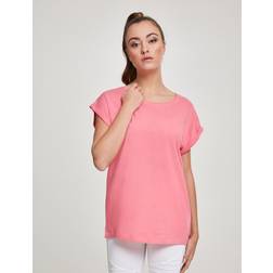 Urban Classics Ladies Extended Shoulder Tee (Papaya, 4XL)