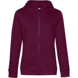 B&C Collection Queen Zipped Hoodie - Dark Cherry