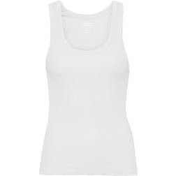 Colorful Standard Women Organic Rib Tank Top Optical White