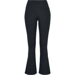 Urban Classics Organic Interlock Bootcut Leggings - Black