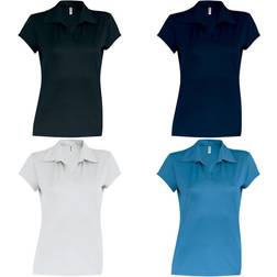 Kariban Proact Womens/Ladies Short Sleeve Performance Polo Shirt (Fuchsia)