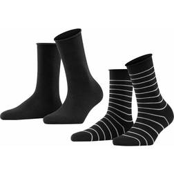 Falke Happy Stripe 2-Pack Women Socks