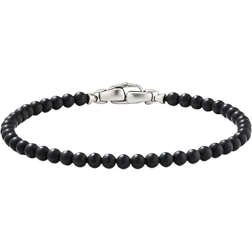 David Yurman Spiritual Beads Bracelet - Silver/Onyx