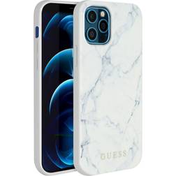 Guess iPhone 12 Pro Max Hard Case White Marble Design
