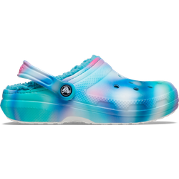 Crocs Classic Lined Solarized Clog - Pure Water/Multi