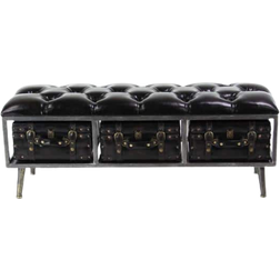 Litton Lane Industrial Storage Bench 48x18"