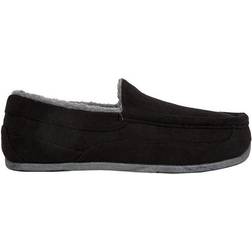 Deer Stags Kid's Lil Spun Loafer Slippers- Black