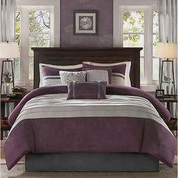 Madison Park Palmer Bedspread Purple (228.6x228.6)