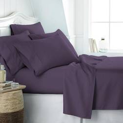 Home Collection Luxury Ultra Soft Bed Sheet Purple (243.84x205.74)