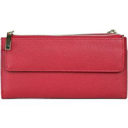 Dopp Cosmopolitan Leather Organizer Wallet - Red