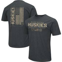 Colosseum Washington Huskies Oht Military-Inspired Appreciation Flag 2.0 T-shirt Sr