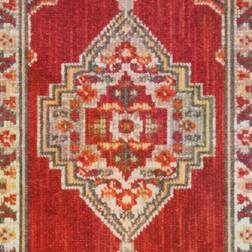 Safavieh Farmhouse Collection Red, Beige 75x75"