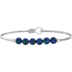 Luca + Danni Energy Stone Bracelet - Silver/Blue/Green