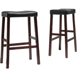 Crosley Furniture Saddle Seat Bar Stool 29" 2