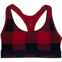 Calvin Klein Modern Unlined Bralette - Buffalo Check Temper