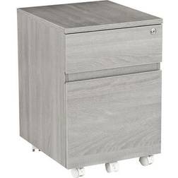 Techni Mobili Rolling 2-Drawer Filing Storage Cabinet 15.8x22.8"