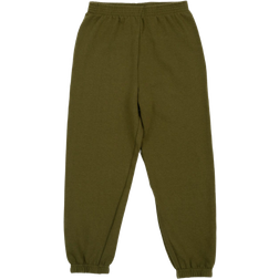 Leveret Kid's Solid Color Boho Sweatpants - Olive Green (32455519830090)