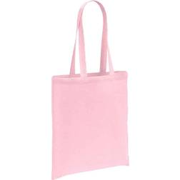 Brand Lab Cotton Long Handle Shopper Bag (One Size) (Light Pink)