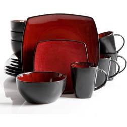 Gibson Home Soho Lounge Square Dinner Set 16